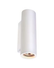 PLASTRA TUBE - applique rond EN plâtre blanc GU10