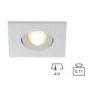 NEW TRIA MINI LED carré encastré blanc 3W 3000K 30° alim et clips ressorts