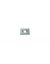 NEW TRIA MINI LED carré encastré alu brossé 3W 3000K 30° alim et clips ressorts