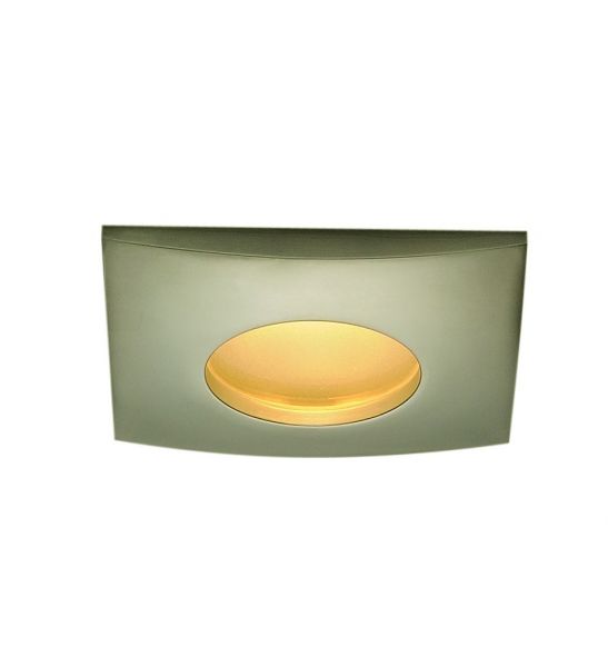 encastré KIT OUT 65 LED CARRE 12W titane 3000K 38° alim incluse