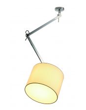 plafonnier bras flexible en 2 parties TENORA CL-2 blanc E27 60W max