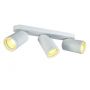 BILAS spot triple 25° LED rond blanc 3x15W 2700K avec patère