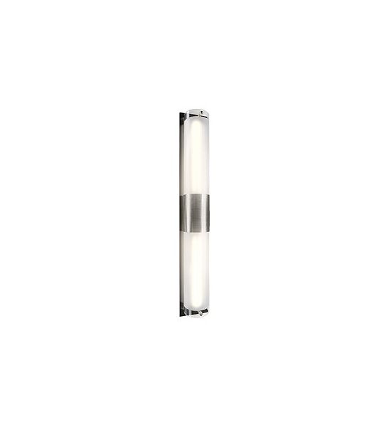 Applique metal brosse verre Z 211 en 2x11w satine
