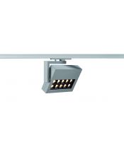 PROFUNO LED spot gris argent LED 3000K 60° adaptateur 1 all inclus