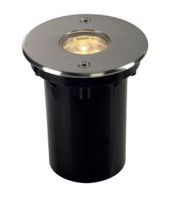 DASAR LED HV encastré sol led rond en Inox 316, 6W 3000K, 230V, IP67