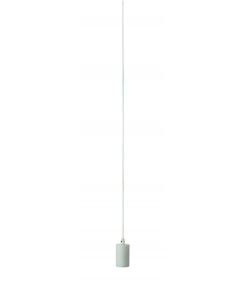 FITU E27 suspension ronde blanche E27 max 60W câble de 25m