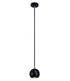 LIGHT EYE BALL suspension noir/chrome GU10 max 50W
