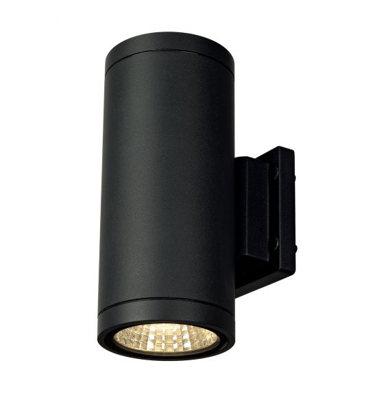 Applique ENOLA C OUT UP-DOWN rond anthracite 9W LED 3000K