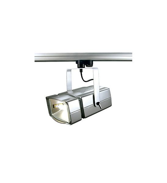 Rail 3 allumages, sdl 150 - projecteur 150w hqi adaptateur gris argent