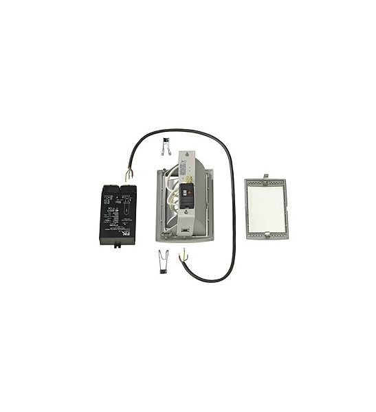 Kit hqi-ts dl 70, gris argent, 70w,  avec ballast elec. et cable 1m