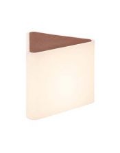 KENGA, luminaire extérieur blanc, triangulaire, E27 24W max., IP54