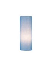 FENDA, abat-jour cylindrique, Ø 15cm, bleu, textile