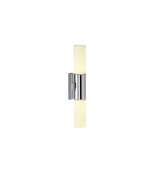 Devin pl double, applique chrome/blanc, 2x11w