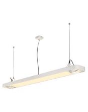 AIXLIGHT R2 OFFICE LED, suspension blanche LED + 2xES111, max. 75W