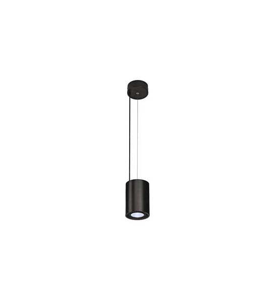 suspension SUPROS PD ronde noir, 4000K SLM LED, réflecteureur 60°