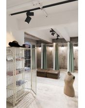 SPOT DANCER LED spot, noir, 3000K, adaptateur rail 3 allumages inclus