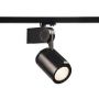 SPOT DANCER LED noir, 3000K, adaptateur rail 3 allumages inclus