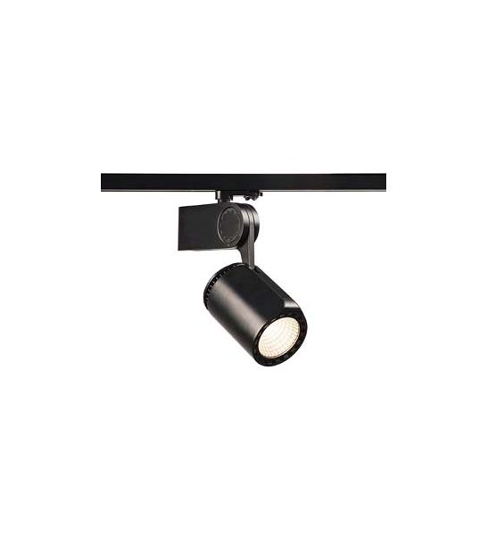 SPOT DANCER LED spot, noir, 3000K, adaptateur rail 3 allumages inclus