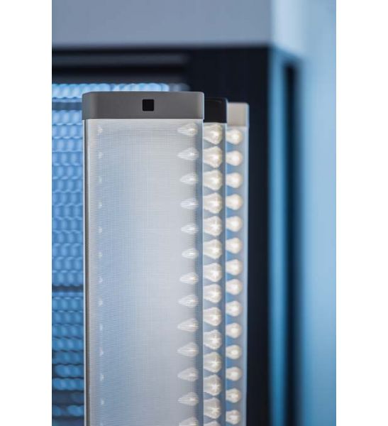 I-LINE TOUCH, lampadaire LED blanc, 3000K, diffuseur latéral acrylique
