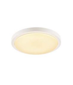 Plafonnier AINOS rond blanc, LED 3000K