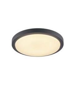 AINOS, plafonnier rond, anthracite, LED 3000K