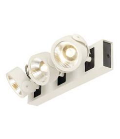 KALU LED 3 applique/plafonnier, blanc/noir, LED 47W, 3000K, 60 degres