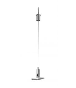 GRAZIA 20, cŠble de suspension pour profil, 2 pcs., 2m, inox