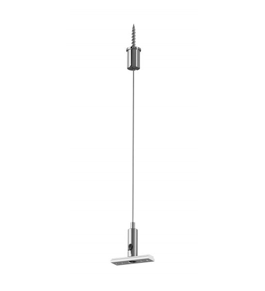 GRAZIA 20, cŠble de suspension pour profil, 2 pcs., 2m, inox