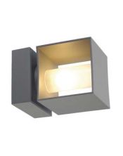 SQUARE TURN, applique exterieure, gris argent, QT14 max. 42W, IP44