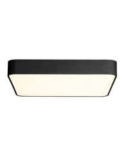 plafonnier carre MEDO 60 LED, noir, LED 39W 3000K, variable 1-10V