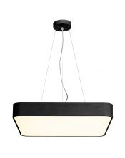 plafonnier carre MEDO 60 LED, noir, LED 39W 3000K, variable 1-10V