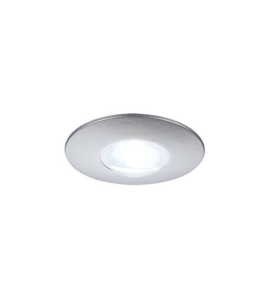 Spot encastrable plat Lightpoint led 1w gris argent