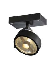 KALU 1, applique/plafonnier, noir, QPAR111 max. 75W