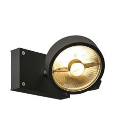 KALU 1, applique/plafonnier, noir, QPAR111 max. 75W