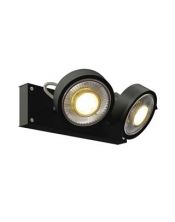 KALU 2, applique/plafonnier, noir, QPAR111 max. 75W