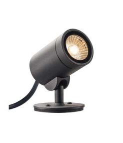 projecteur exterieur HELIA LED, anthracite, LED 8W 3000K, 35 degres, IP55