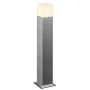 borne exterieure SQUARE POLE 90,  alu brosse, E27 max. 20W, IP44