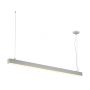 Q-LINE DALI LED SIMPLE, suspension, variable DALI, 1500mm, gris argent