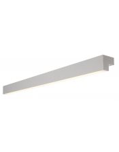 L-LINE 120 LED, applique, IP44, 3000K, 1200lm, gris argent