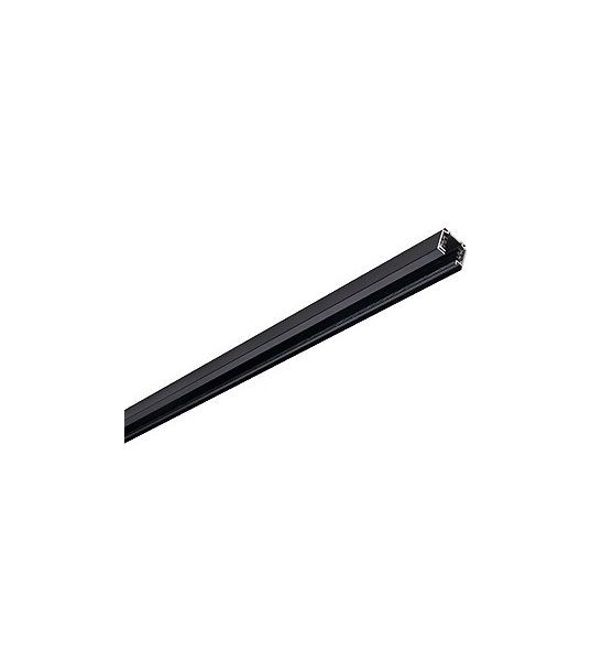 Rail 1 allumage 230V en saillie, noir, 3m