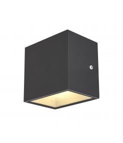 SITRA CUBE WL, applique/plafonnier anthracite, LED 10W 3000K, IP44