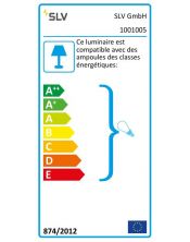 EASY INSTALL QPAR51/GU10, encastre, blanc mat, 20W max