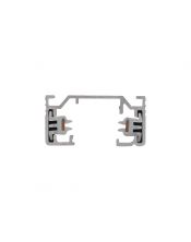 Rail 1 allumage 230V en saillie, gris argent 3m