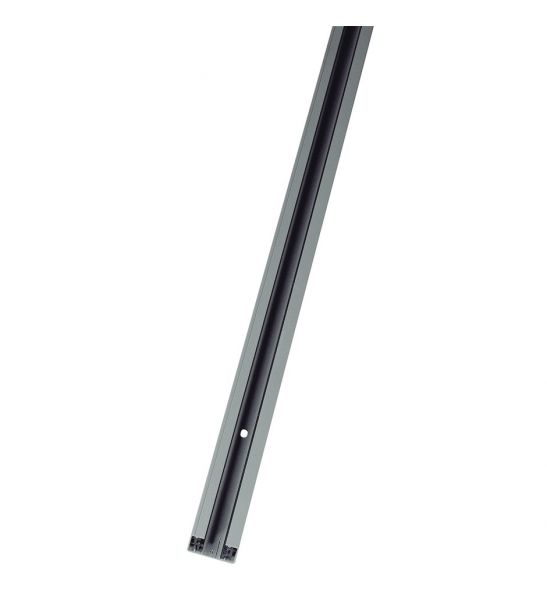 Rail 1 allumage 230V en saillie, gris argent 3m