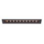 encastre MILANDO, noir, LED 21,35W 3000K, 1700lm