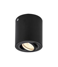 TRILEDO ROND CL plafonnier, noir, GU10 50W max.