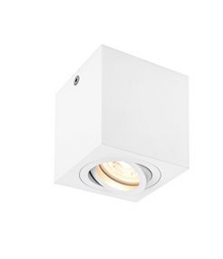 TRILEDO CARRE CL plafonnier, blanc, GU10 50W max.