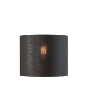abat-jour FENDA textile noir/cuivre, diametre 20 cm