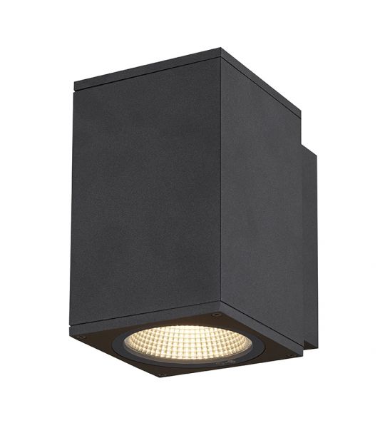 ENOLA, applique extérieure, carré, M, anthracite, LED, 10W, 3000K/4000K, IP65