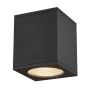 ENOLA, plafonnier extérieur, carré, Modele m, anthracite, LED 10W, 3000K/4000K, IP65